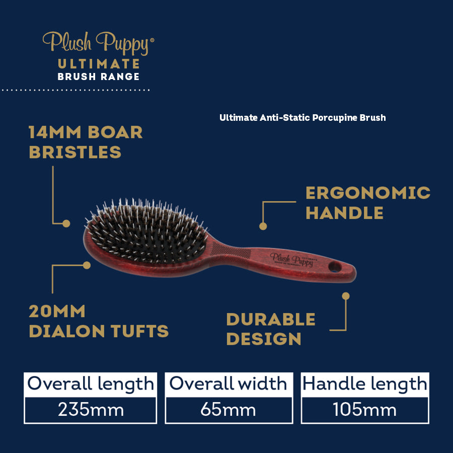 Ultimate Anti-Static Porcupine Brush
