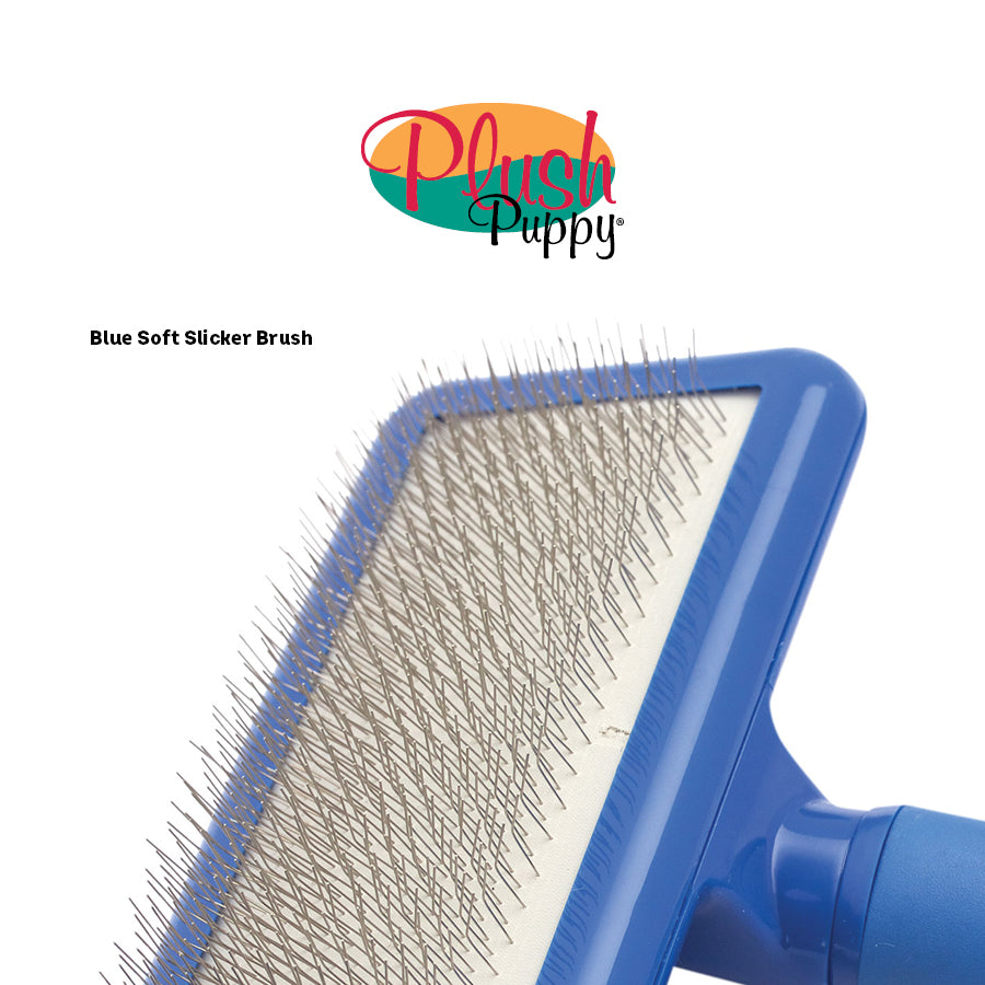 Blue Soft Slicker Brush